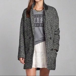Wool Herringbone Coat